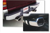 Corsa 14287 Chev Silverado/GMC Sierra 1500 Reg Cab Short Bed Exhaust 1999-04, Touring Wide Mouth