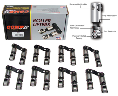 Competition Cams Endure-X� Solid Roller Lifters Chevrolet V8 265-400 1965-1996