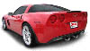 Corsa 14172 Corvette C6 ZO6 Dual 4.0" Pro Tips Axle Back 3" Exhaust System 2006-2009