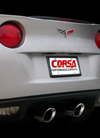 Corsa 14160 C6 Corvette Stainless Exhaust Sport System 2 - 4" Pro Series Tips 2005-2007