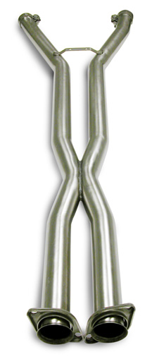 Corsa 14163 C6 Corvette Stainless Crossover Pipe 2005-2008