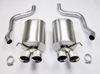 Corsa Corvette C6 M/T 3.0 Stainless Exhaust Sport Quad Pro-Series 4.0 Tips 2005-2007
