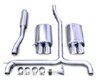 Corsa CTS 3.2L Stainless Exhaust 2003-04 Dual Rear Exit Twin Pro-Series 3.5 Tips