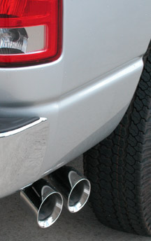 Dodge Ram 1500 Hemi 5.7L Standard Cab Short Bed Touring-Single Side Exit Twin Pro 4.0 Tip 2004-2005