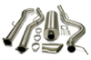 Corsa Ford F150 4.6/5.4L SuperCrew 5.5' Bed Sport-Single Side Exit Single Hydroformed Tip 2005-2007