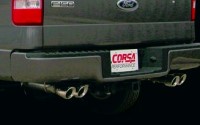 Corsa Ford F150 4.6/5.4L SuperCrew 5.5' Bed Touring-Dual Rear Exit Twin Pro-Series 3.5" Tips 2004