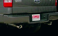 Corsa Ford F150 4.6/5.4L SuperCab 6.5' Bed Sport-Dual Rear Exit Single Pro-Series 4.0" Tips 2005-07