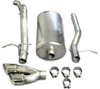 Corsa Ford F150 4.6/5.4L SuperCrew 5.5 LT 5.4L Sport-Single Side Exit Twin Pro 4.0 Tip 2005-2007