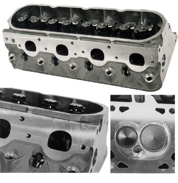 GM Performance Parts LS6 CNC Ported Cylinder Heads - 65 cc
