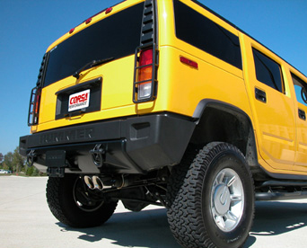 Hummer H2 & SUT Sport- Single Rear Exit w/ Twin Pro-Series 4.0" Tips 2007