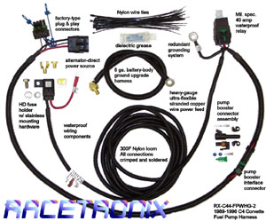 Racetronix Fuel pump harness upgrade 1984 to 1988 Corvette