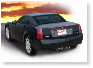 Corsa CP14156 Cadillac XLR 2004-06 Dual Rear Exit Stainless Steel Exhaust-Twin Pro-Series Tips