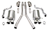 Corsa CP14156 Cadillac XLR 2004-06 Dual Rear Exit Stainless Steel Exhaust-Twin Pro-Series Tips