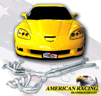 American Racing Long Tube Headers 2008 C6 LS3 Corvette