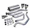 Corsa 14283 Chev Silverado/GMC Sierra 1500 Ext Cab Short Bed Exhaust 1999-04, Touring Single Pro 4.0
