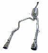 Corsa 14276 Chevrolet Silverado/GMC Sierra 1500 ExtCab ShortBed Exhaust 1999-04, Sport Wide Mouth