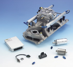 Accel Pro Ram 4 Barrel Port Fuel System BBC Rect port 454-540 cid 36 # inj Pro Ram 4 V system