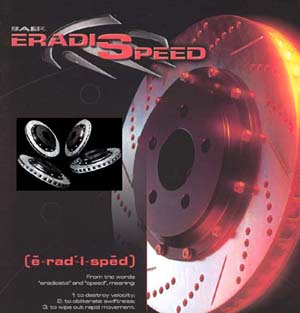 Eradispeed Brake Rotors Corvette 1997-2008 (except Z51), Cadillac XLR 2005 rear 2 piece