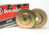 Brembo Cross Drilled Sport Brake Rotors Camaro, Firebird 1998 - 02 Front & Rear Set