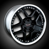 OE Concepts Black ZO6R Corvette Wheels 17x9.5
