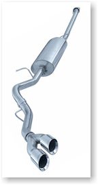 Corsa 14222 Cadillac Escalade EXT & ESV 6.0 HO 2002-06 Sport Twin Pro Series 4.0
