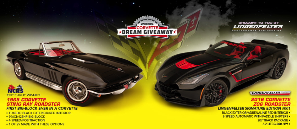 Dream Giveaway 2016 - Lingenfelter Signature Edition C7 Corvette Z06 Convertible