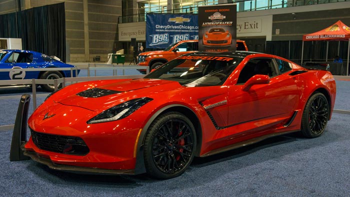 Corvettes at the 2017 Chicago Auto Show