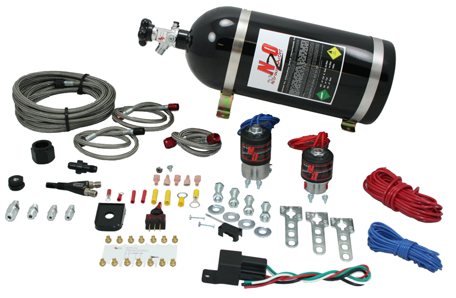 Nitrous Outlet GM EFI Single Nozzle w/ 10lb Bottle - lingenfelter.com