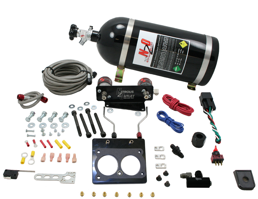 Nitrous Outlet 52mm 93-97 LT1 Plate System w/ 10lb Bottle - lingenfelter.com