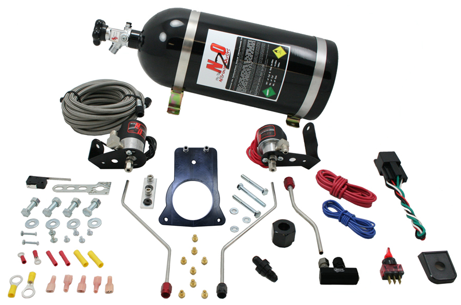 Nitrous Outlet 78mm 98-02 F-body Plate System w/ 10lb Bottle - lingenfelter.com