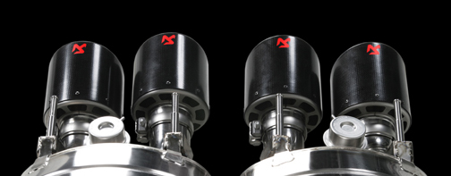 Akrapovic C6 Corvette ZO6 ZR1 Carbon Fiber Tips 125 MM - lingenfelter.com