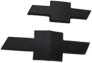 Billet Aluminum Camaro SS Front & Rear Bowtie Emblems Black 2010-12 - lingenfelter.com