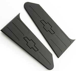 Billet Aluminum Camaro SS Bowtie Logo Trunk Cover Black 2010-2012 - lingenfelter.com