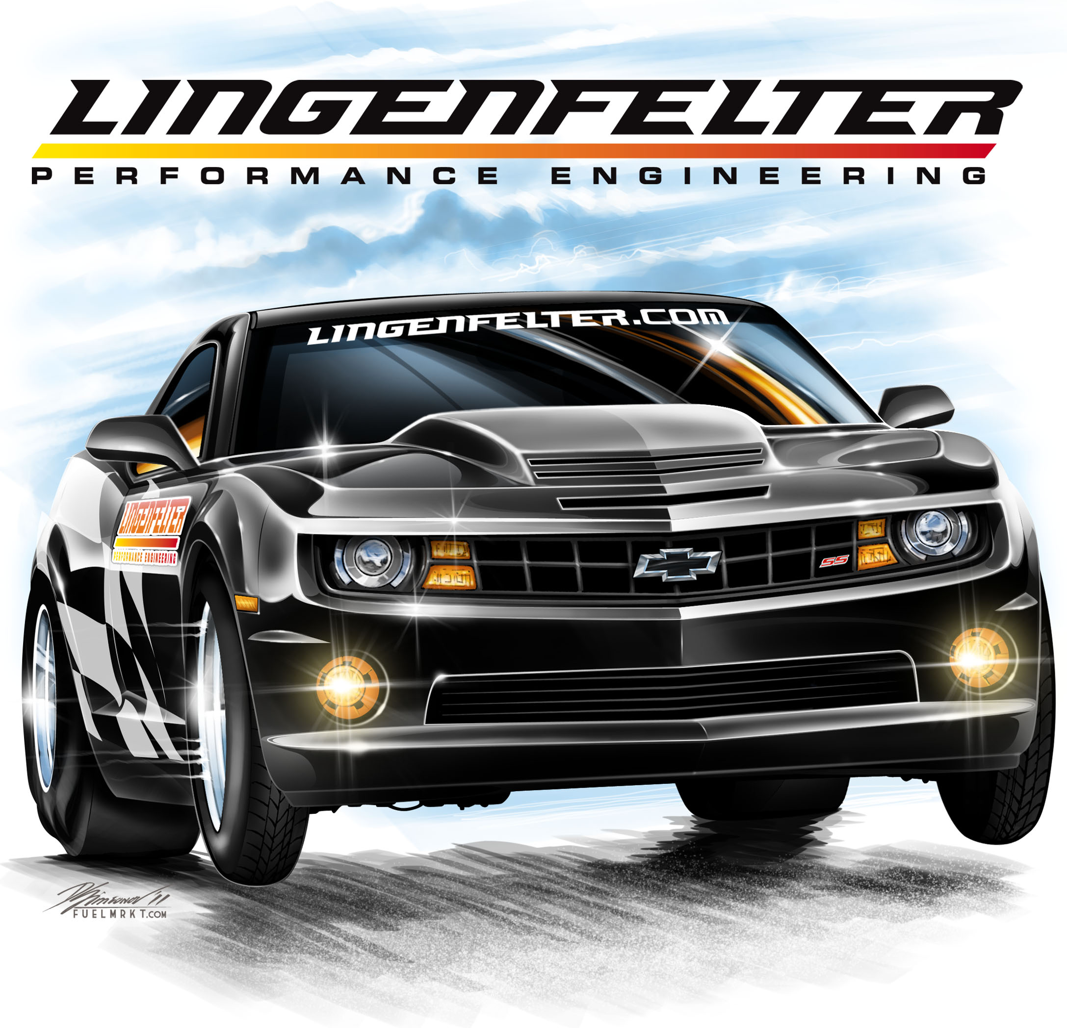 Lingenfelter LS9 2010 Camaro SS Race Car Youth T Shirt -Gray - More Details Lingenfelter LS9 2010 Camaro SS Race Car Youth T Shirt -Gray - More Details