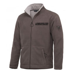 **HOT SELLER** Lingenfelter Logo Fossa Corduroy Fleece Jacket - Charcoal - lingenfelter.com