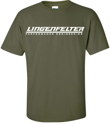 Lingenfelter Military Green T-Shirt - lingenfelter.com