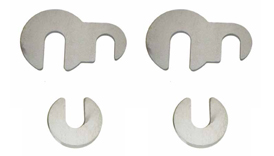 Lingenfelter C5 C6 Corvette Stainless Steel Front Subframe Spacer Kit - lingenfelter.com