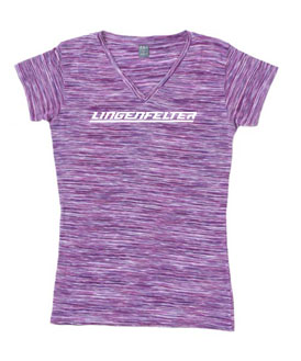 **NEW** Spring 2013 Lingenfelter V-Neck Cotton Tee - Very Berry - lingenfelter.com