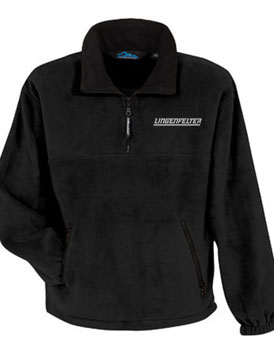 **Now Offered In Black** Lingenfelter Black Fleece 1/4 Zip Pullover - lingenfelter.com