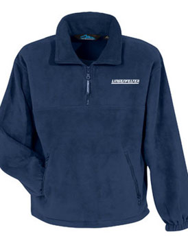 **Perfect for Cold Weather** Lingenfelter Navy Fleece 1/4 Zip Pullover - lingenfelter.com