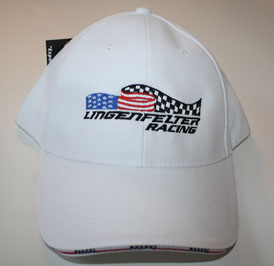 Lingenfelter Racing Structured Cap - White - lingenfelter.com