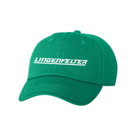 Lingenfelter Kelly Green Low Profile Cap White Logo - lingenfelter.com