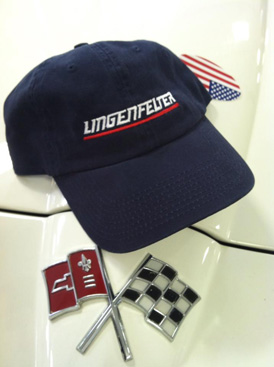 Made in the USA - Navy Lingenfelter Cap - lingenfelter.com