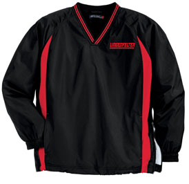 Lingenfelter Logo Black Pullover Jacket Red Trim - lingenfelter.com