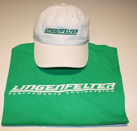Lingenfelter Green/White T-Shirt & Hat Bundle **Save $8** - lingenfelter.com