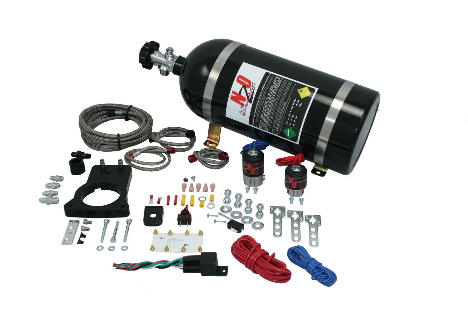 LS1 78mm Nitrous EFI Plate System w/10lb Bottle - lingenfelter.com