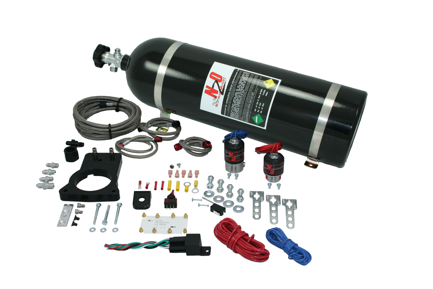 LS1 78mm Nitrous EFI Plate System w/15lb Bottle - lingenfelter.com