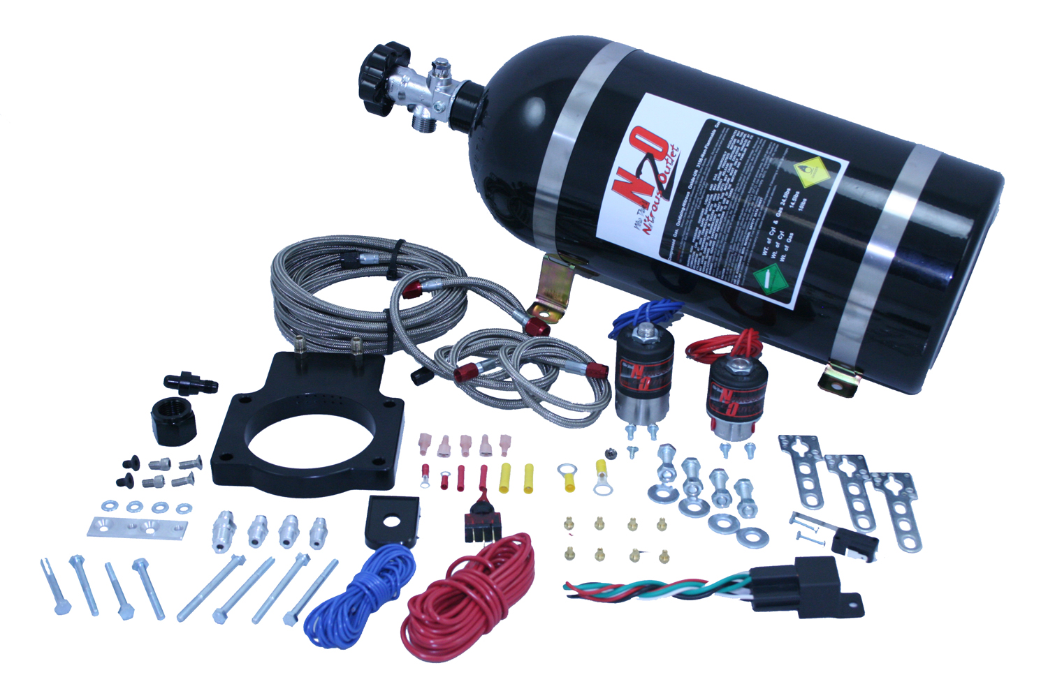LS2 90mm Nitrous EFI Plate System w/10lb Bottle - lingenfelter.com
