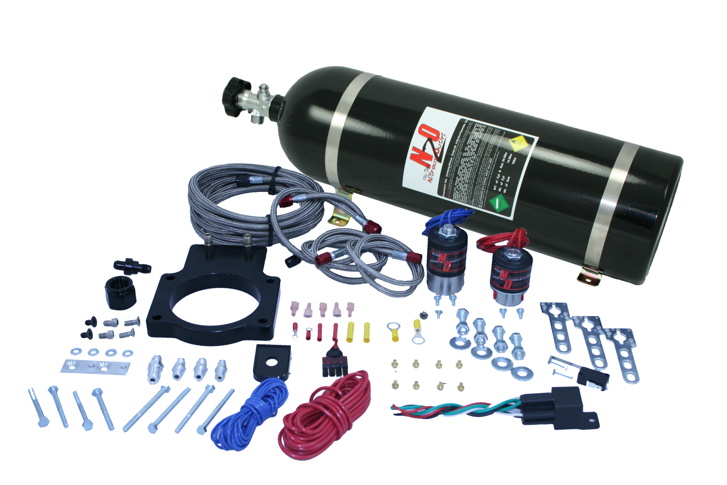 LS2 90mm Nitrous EFI Plate System w/15lb Bottle - lingenfelter.com
