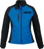 **NEW** Lingenfelter Logo Women's Insulated Bonded Blue Fleece Jacket - lingenfelter.com